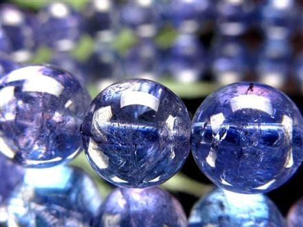 タンザナイト ブレスレット 誕生石 ブルーゾイサイト 宝石