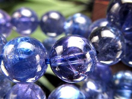 タンザナイト ブレスレット 誕生石 ブルーゾイサイト 宝石