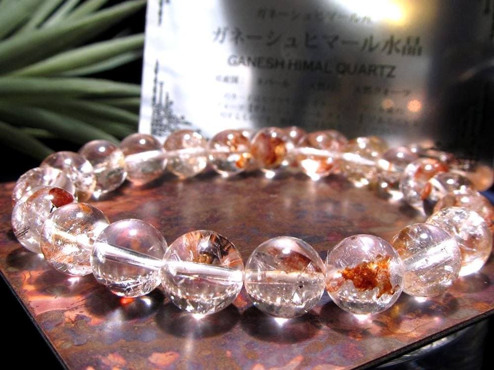 ガネーシュヒマール ヒマラヤ 水晶 ブレスレット ヒンドゥン