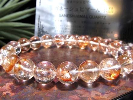 ガネーシュヒマール ヒマラヤ 水晶 ブレスレット ヒンドゥン