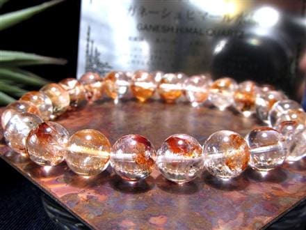 ガネーシュヒマール ヒマラヤ 水晶 ブレスレット ヒンドゥン