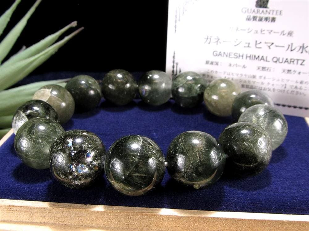 ガネーシュヒマール ヒマラヤ 水晶 ブレスレット ポイント
