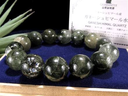 ガネーシュヒマール ヒマラヤ 水晶 ブレスレット ポイント