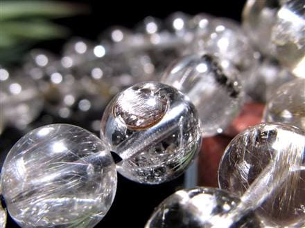 プラチナルチル ブレスレット プラチナルチルクォーツ ルチル 天然石