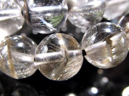 プラチナルチル ブレスレット プラチナルチルクォーツ ルチル 天然石