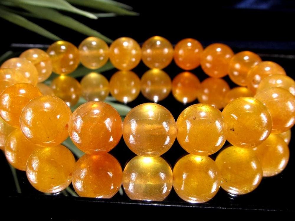 プクラジストーン イエローサファイア サファイア 誕生石 ブレスレット