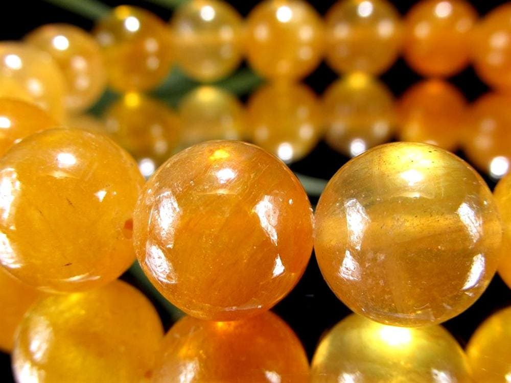 プクラジストーン イエローサファイア サファイア 誕生石 ブレスレット