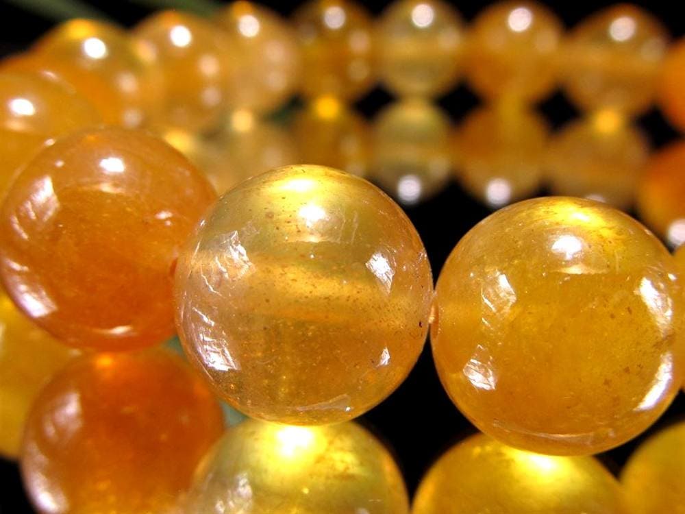 プクラジストーン イエローサファイア サファイア 誕生石 ブレスレット