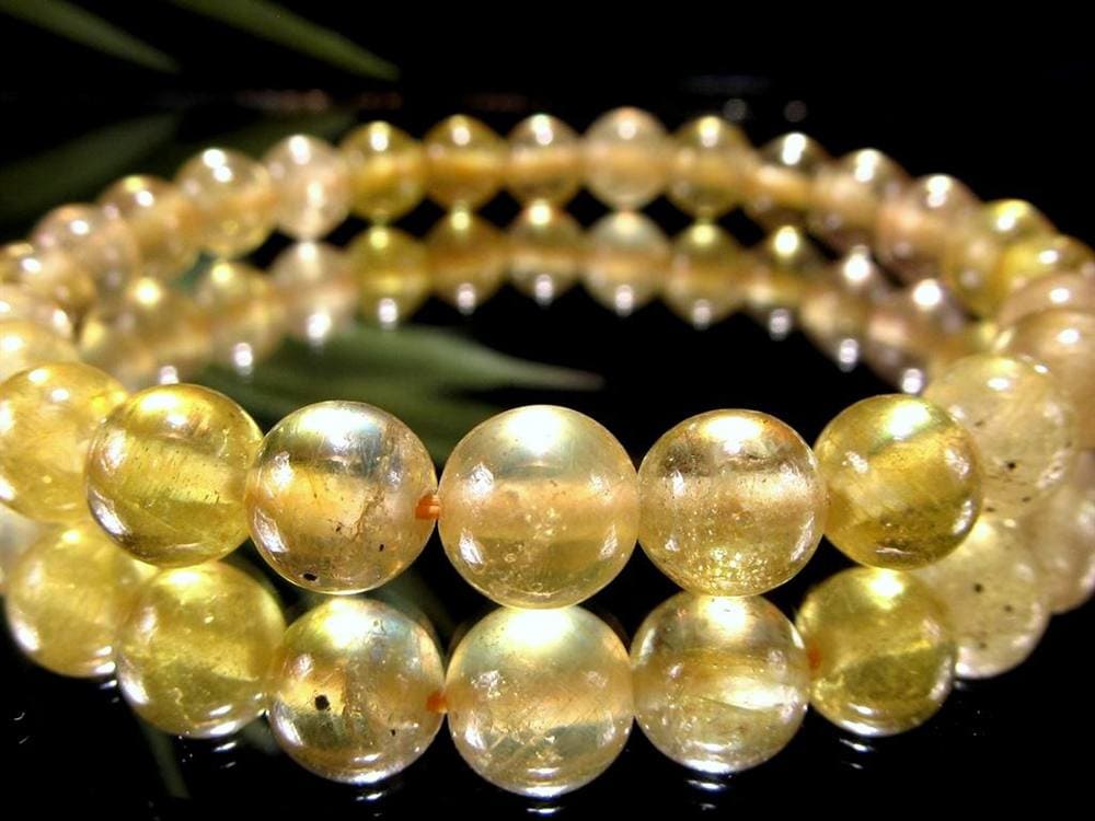 プクラジストーン イエローサファイア サファイア 誕生石 ブレスレット