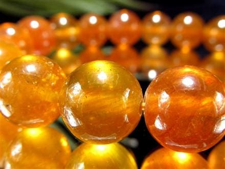 プクラジストーン イエローサファイア サファイア 誕生石 ブレスレット