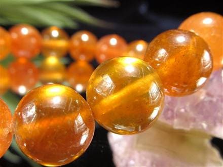 プクラジストーン イエローサファイア サファイア 誕生石 ブレスレット