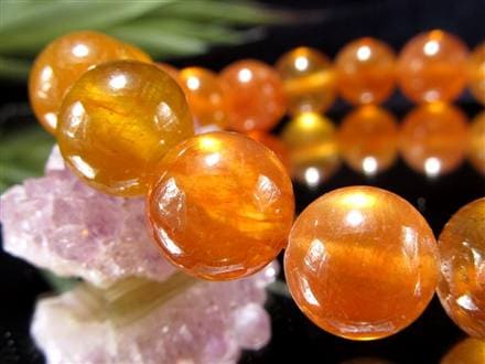 プクラジストーン イエローサファイア サファイア 誕生石 ブレスレット