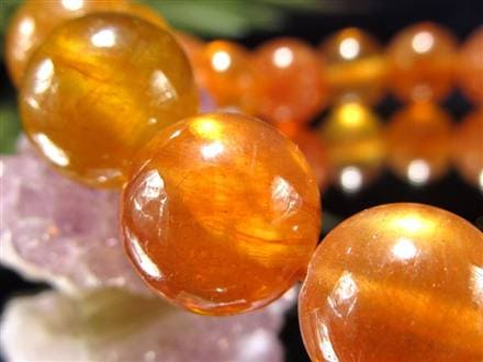 プクラジストーン イエローサファイア サファイア 誕生石 ブレスレット