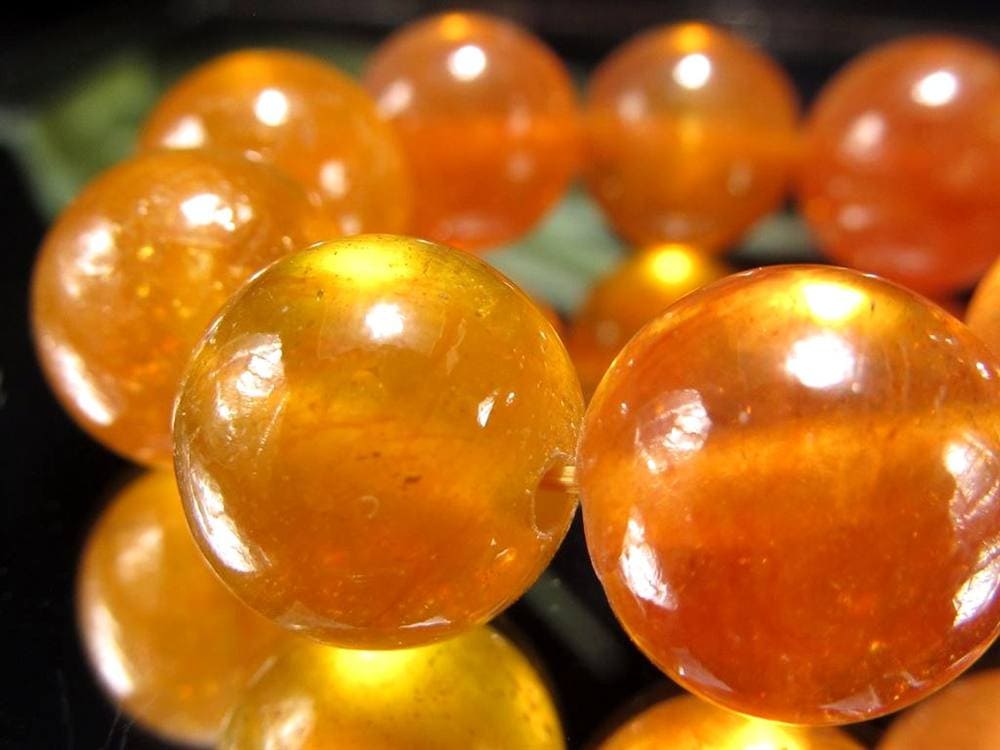 プクラジストーン イエローサファイア サファイア 誕生石 ブレスレット