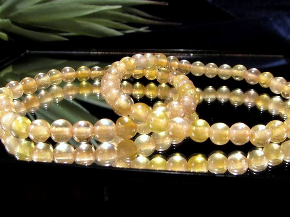 プクラジストーン イエローサファイア サファイア 誕生石 ブレスレット