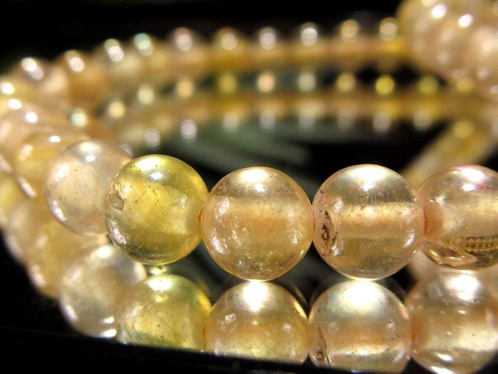 プクラジストーン イエローサファイア サファイア 誕生石 ブレスレット