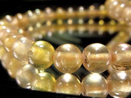 プクラジストーン イエローサファイア サファイア 誕生石 ブレスレット