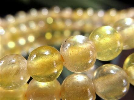 プクラジストーン イエローサファイア サファイア 誕生石 ブレスレット