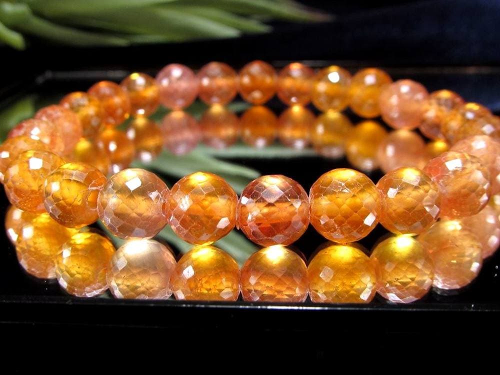 プクラジストーン イエローサファイア サファイア 誕生石 ブレスレット