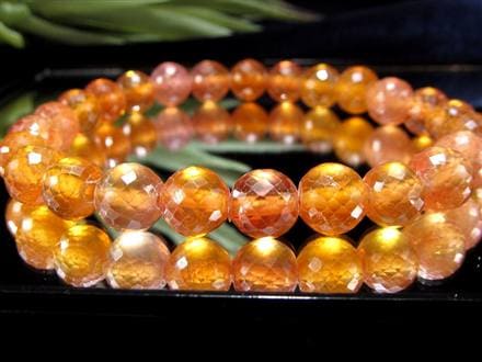 プクラジストーン イエローサファイア サファイア 誕生石 ブレスレット