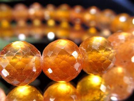 プクラジストーン イエローサファイア サファイア 誕生石 ブレスレット