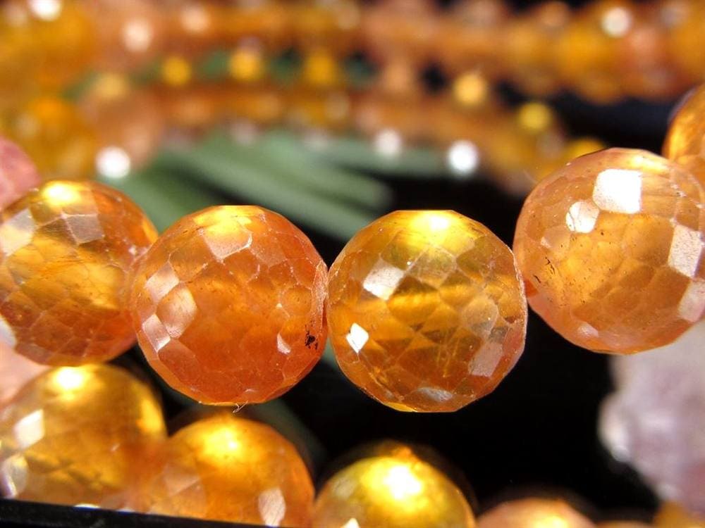 プクラジストーン イエローサファイア サファイア 誕生石 ブレスレット