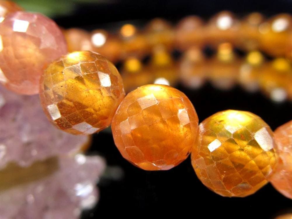 プクラジストーン イエローサファイア サファイア 誕生石 ブレスレット