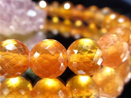 プクラジストーン イエローサファイア サファイア 誕生石 ブレスレット