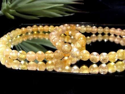 プクラジストーン イエローサファイア サファイア 誕生石 ブレスレット