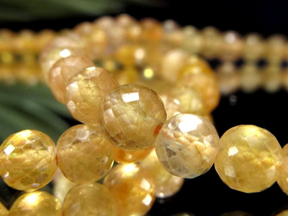 プクラジストーン イエローサファイア サファイア 誕生石 ブレスレット