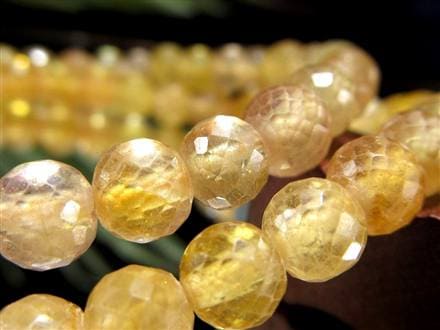 プクラジストーン イエローサファイア サファイア 誕生石 ブレスレット