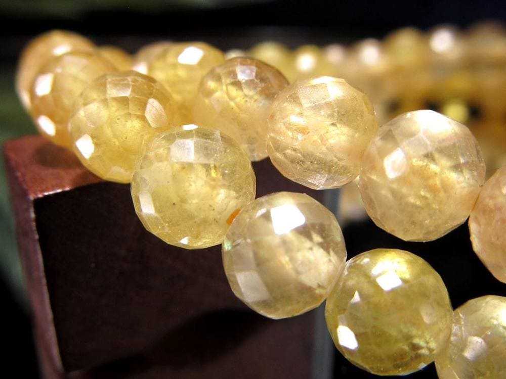 プクラジストーン イエローサファイア サファイア 誕生石 ブレスレット