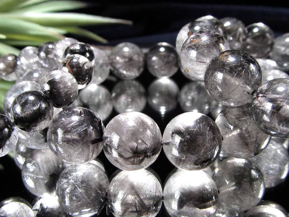 プラチナルチルクォーツ ブレスレット プラチナルチル ルチルレイテッドクォーツ ブルッカイト