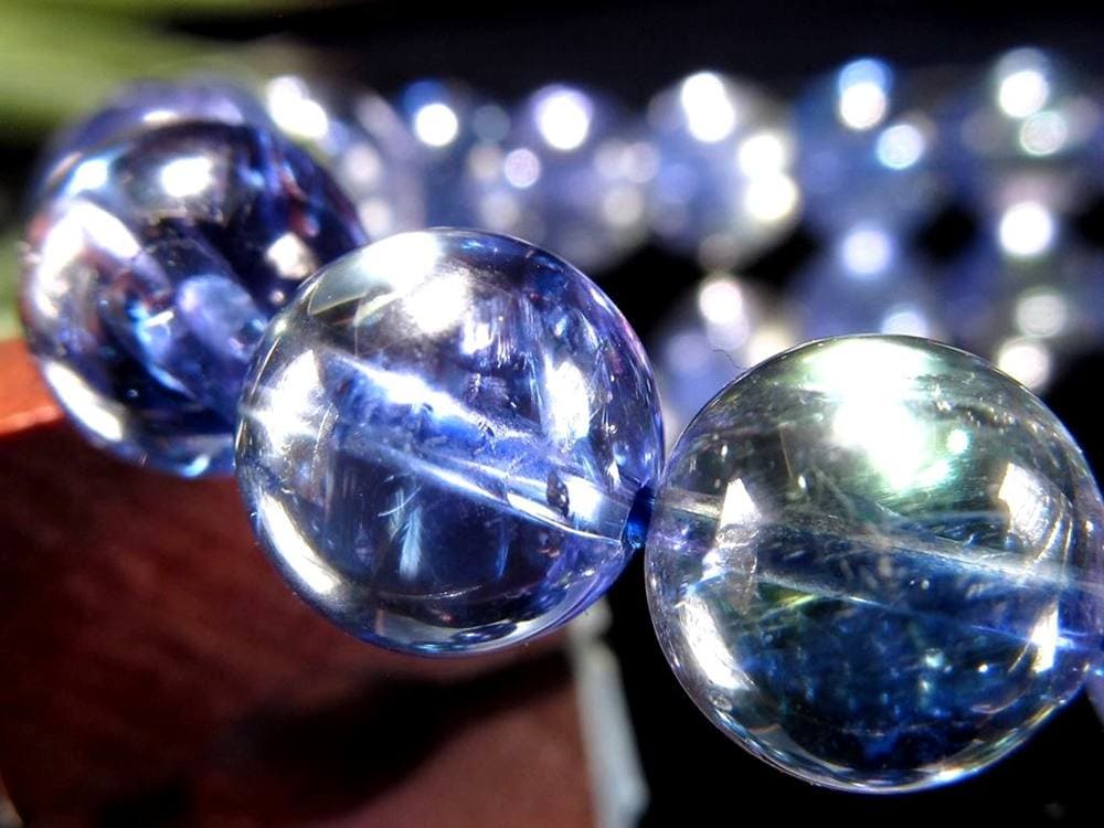 タンザナイト ブレスレット 誕生石 ブルーゾイサイト 宝石