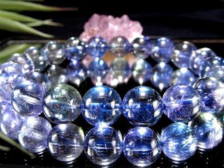 タンザナイト ブレスレット 誕生石 ブルーゾイサイト 宝石