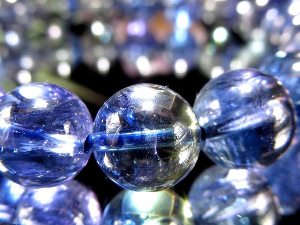 タンザナイト ブレスレット 誕生石 ブルーゾイサイト 宝石