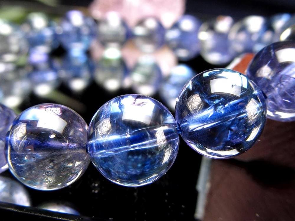 タンザナイト ブレスレット 誕生石 ブルーゾイサイト 宝石