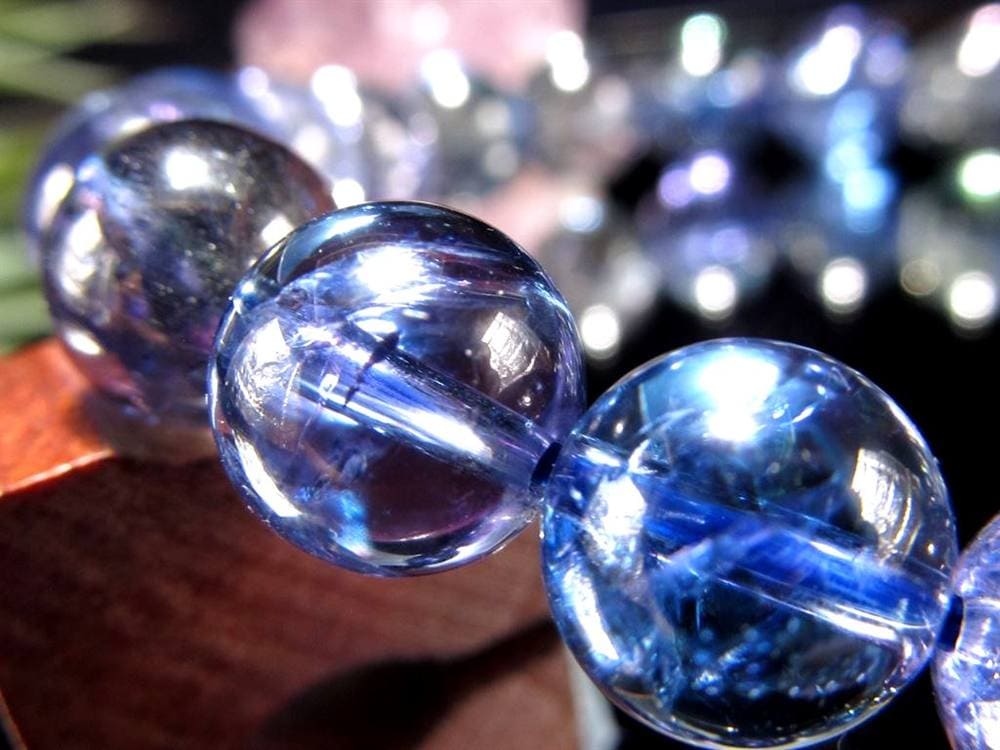 タンザナイト ブレスレット 誕生石 ブルーゾイサイト 宝石