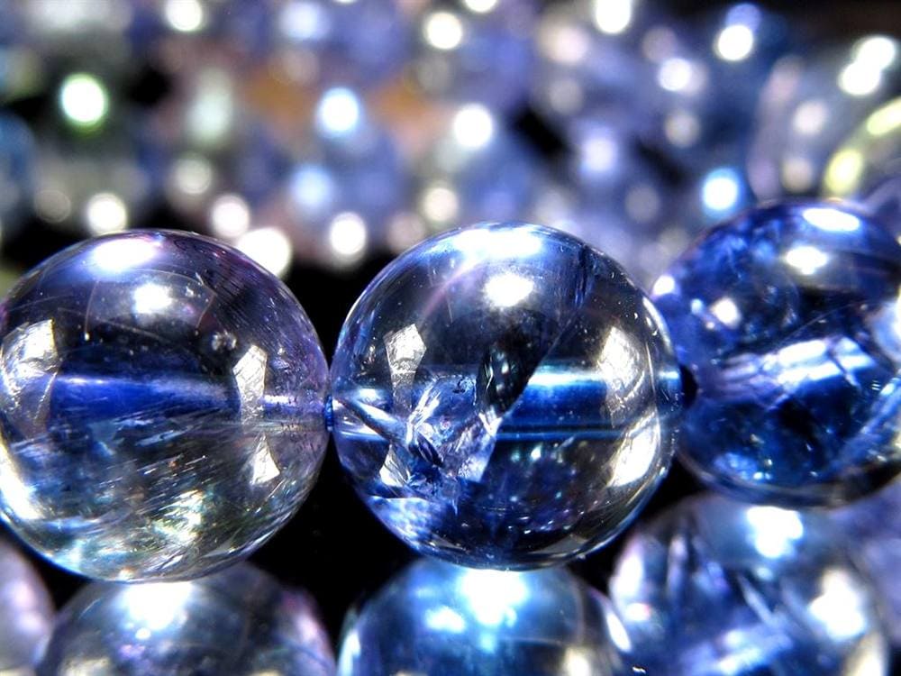 タンザナイト ブレスレット 誕生石 ブルーゾイサイト 宝石