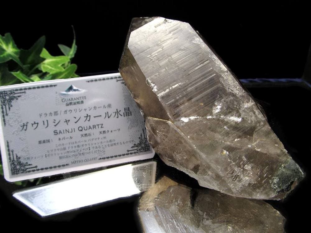 ヒマラヤ スモーキー クォーツ ガウリシャンカール 原石 ポイント