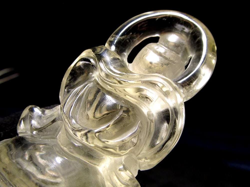 観音 置物 シトリン 彫刻 仏教