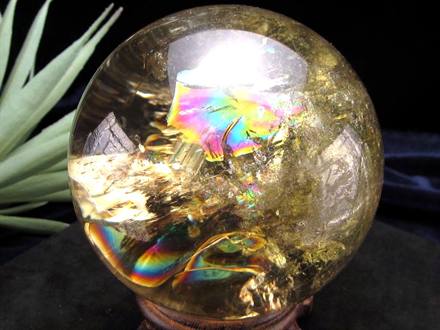 シトリン 黄水晶 丸玉 誕生石 天然石