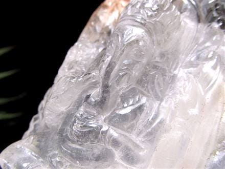 ガネーシャ デュモルチェライトインクォーツ ブルーガーデン ファントム 天然石