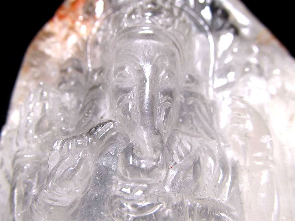 ガネーシャ デュモルチェライトインクォーツ ブルーガーデン ファントム 天然石