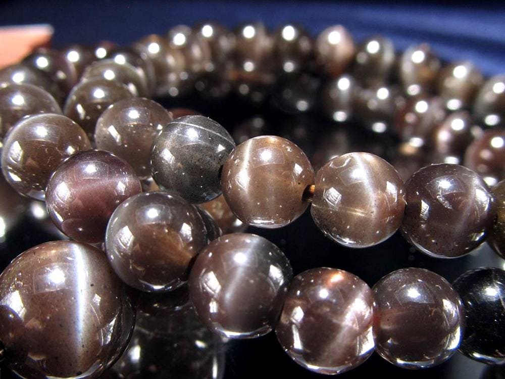 スキャポライト スカポライト ブレスレット キャッツアイ メイオナイト マリアライト