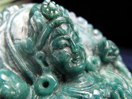 エメラルド グリーンターラー 緑多羅菩薩 チベット仏教 彫刻 置物