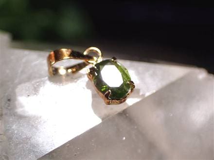 エンスタタイト ペンダントトップ 頑火輝石 18金 アクセサリー