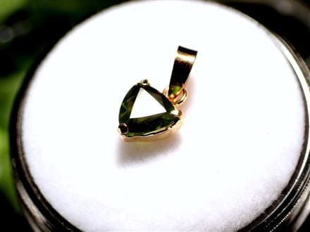 エンスタタイト ペンダントトップ 頑火輝石 18金 アクセサリー