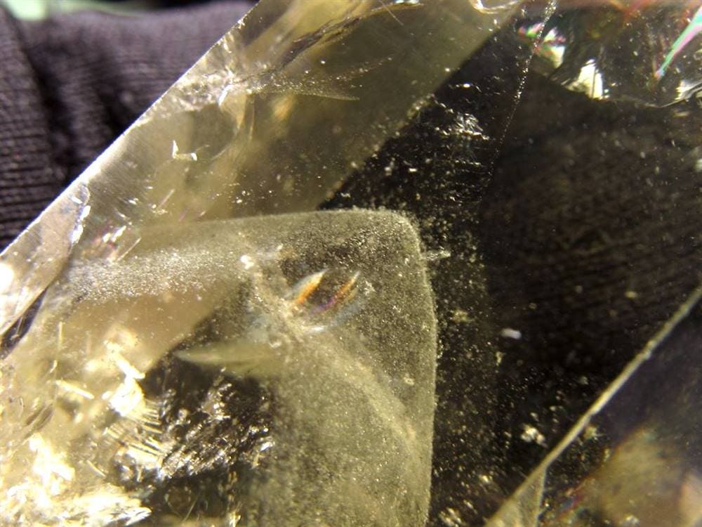 シトリン 黄水晶 丸玉 置物 金運 スフィア