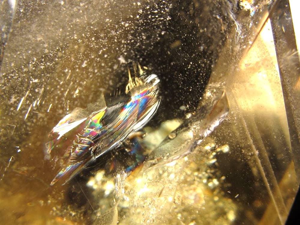 シトリン 黄水晶 丸玉 置物 金運 スフィア